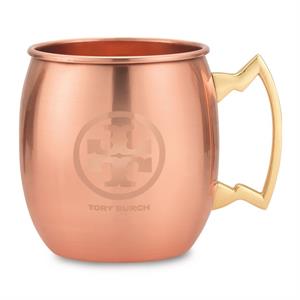 18 oz Copper single wall  Moscow Mule with brass handle