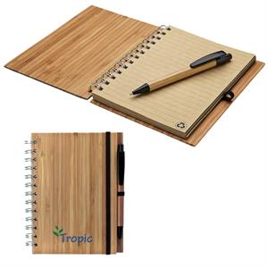 Albany Bamboo Notebook &amp; Pen