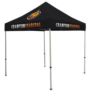 Deluxe 8&apos; Tent Kit (Full-Color Imprint, 3 Locations)