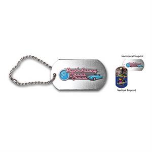 Dog tag , 4-1/2&quot; ball chain, FCD