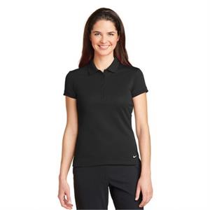Nike Ladies Dri-FIT Solid Icon Pique Modern Fit Polo.