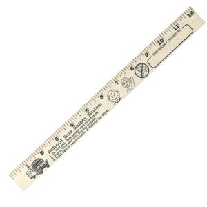 School Bus Safety  &quot;U&quot; Color Rulers - Natural wood finish