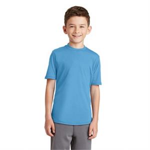 Port &amp; Company Youth Performance Blend Tee.