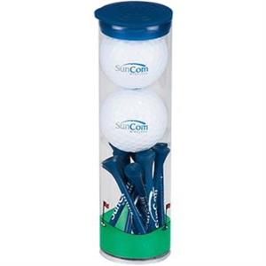 2 Ball Tall Tube with Warbird 2 Golf Ball