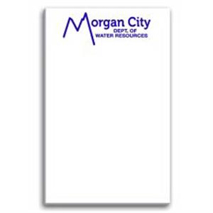 Paper Note Pad 3 1/2 x 5 1/2, 25 pages, w/ magnet