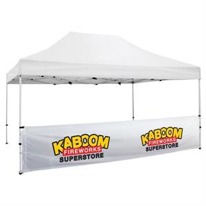 Premium 15&apos; Tent Half Wall Kit (Full-Color Imprint)