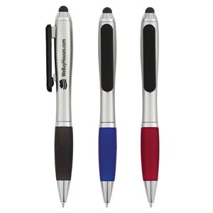 Satin Stylus Pen with Screen Cleaner