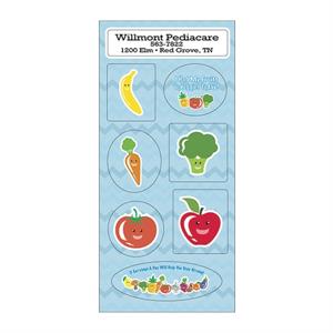 Fruit &amp; Veggies Sticker Sheet