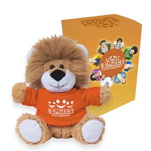 6&quot; Lovable Lion With Custom Box