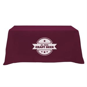 Flat 3-sided Table Cover - fits 6&apos; standard table