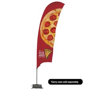 15&apos; Value Razor Sail Sign - 2-Sided with Cross Base