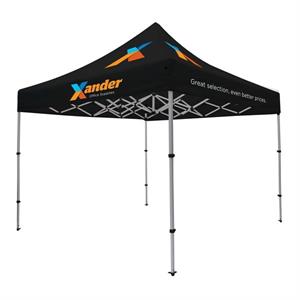Compact 10&apos; Tent Kit (Full-Color Imprint, 4 Locations)