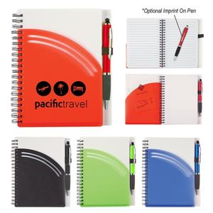 5&quot; x 7&quot; Rainbow Spiral Notebook With Pen