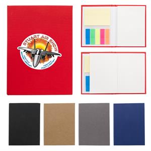 3 1/2&quot; x 5&quot; Jotter With Sticky Notes And Flags