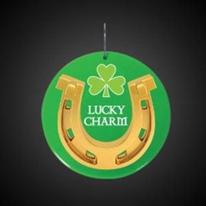 Lucky Charm Plastic Medallions - 2 1/2&quot;