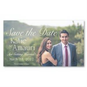 Save The Date Magnet 7 x 4