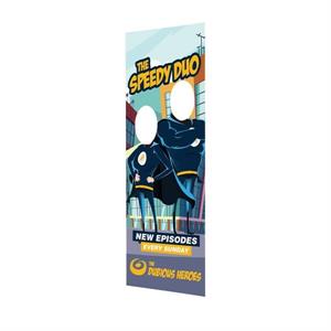 3.5&apos; FrameWorx Double Face Cutout Replacement Banner