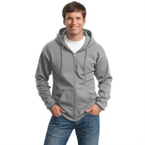 Port &amp; Company - Essential Fleece Full-Zip Hooded Sweatsh...