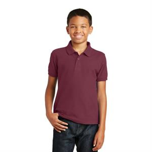 Port Authority Youth Core Classic Pique Polo.