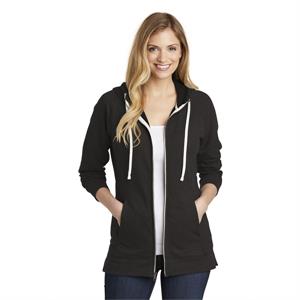 District Women&apos;s Perfect Tri French Terry Full-Zip Hoodie.