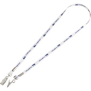 Full Color Double-Ended 3/8&quot; Lanyard