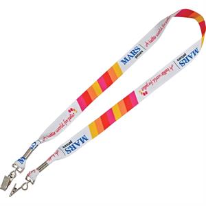 Full Color Premium Dbl-Ended 1&quot; Lanyard