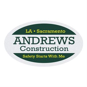 Oval White Reflective Hard Hat Decal (1 3/4&quot;x3&quot;)