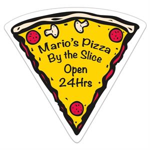 Pizza Slice Vinyl Die Cut Medium Stock Magnet