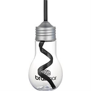 Light Bulb 20oz Tumbler with Straw