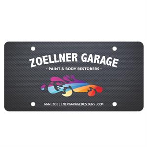 Auto Card Full Color Poly Coated Card Stock License Plate