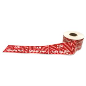 White Barricade Tape (6&quot; x 1000&apos;)