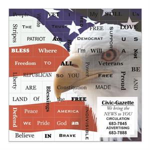 Land Of The Free Message Magnets