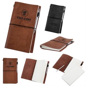 Big Milton Leather Journal Notebook Set