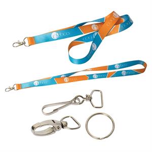 EZ-IMPORT™ 0.5&quot; W SUBLIMATED LANYARD