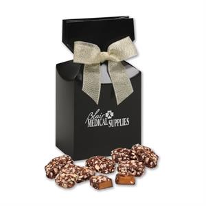English Butter Toffee in Black Premium Delights Gift Box