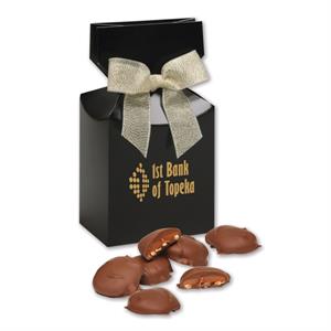 Pecan Turtles in Black Premium Delights Gift Box
