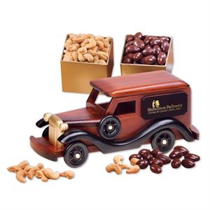 1930-Era Delivery Van with Chocolate Almonds &amp; Jumbo Cashews