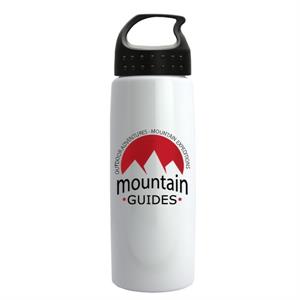 26 oz Metallic Flair Bottle with Crest Lid