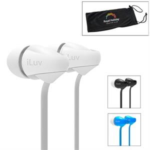 iLuv® Tangle-Resistant Earbuds