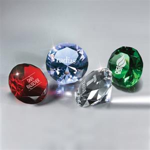 Full-Cut Glass Gemstone
(Includes Silver Color-Fill)