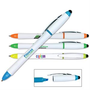 3 in 1 Highlighter Pen/Stylus, Full Color Digital