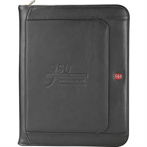 Wenger® Executive Leather Zippered Padfolio