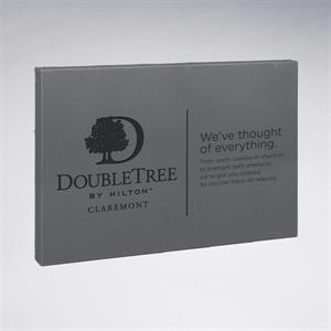 Leatherette Wall Sign - Gray