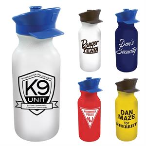 20 oz. Value Cycle Bottle with Police Hat Push &apos;n Pull Cap