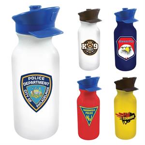 20 oz. Value Cycle Bottle with Police Hat Push &apos;n Pull Cap,