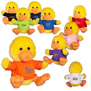 7&quot; Plush Duck with T-Shirt