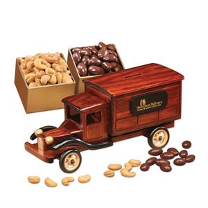 1935-Era Delivery Truck with Cashews &amp; Chocolate Almonds