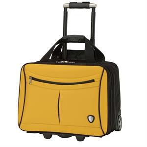 Yellow and Black Lamborghini Trolley Case