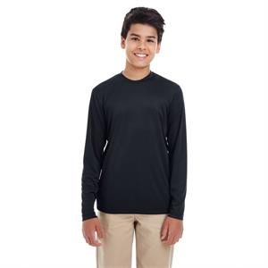 UltraClub Youth Cool &amp; Dry Performance Long-Sleeve Top