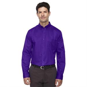 Core365 Men&apos;s Operate Long-Sleeve Twill Shirt